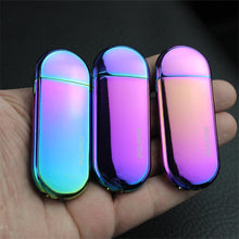 Load image into Gallery viewer, Free Shipping Ultra Thin Compact Jet Butane Lighter Grinding Wheel Lighter Mini NO GAS