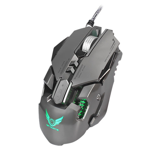 KuWFi Mechanical Gaming Mouse Adjustable 3200DPI 7 Buttons Game Competitive Mice LED Backlight For PC Mac Laptop Game LOL Dota